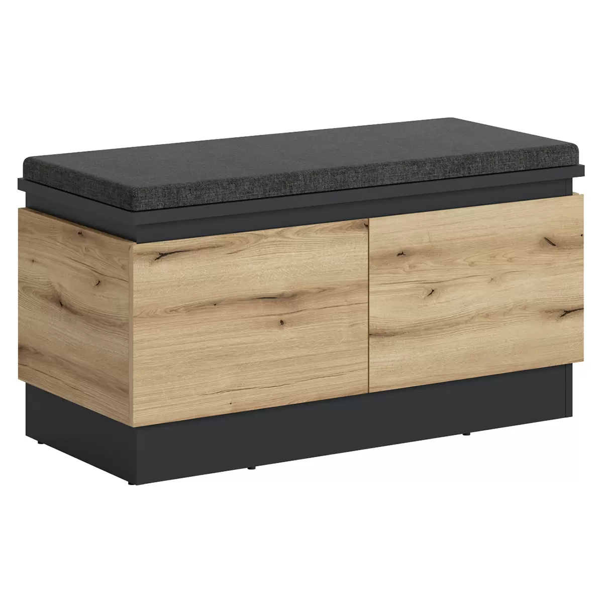 Sitzbank 2T Corte Eiche,grau