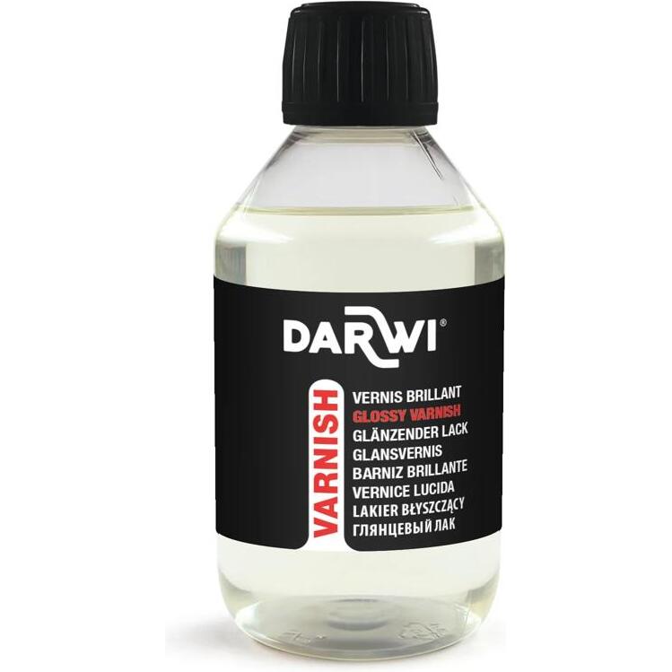 DARWI Flacon de 250 ml Vernis à Alcool finition Brillante