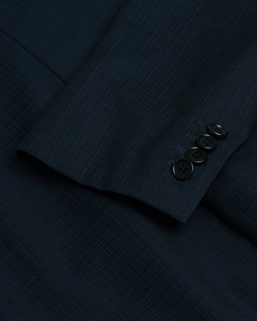 Gaiola Napoli Single Breasted Wool Suit Navy 50