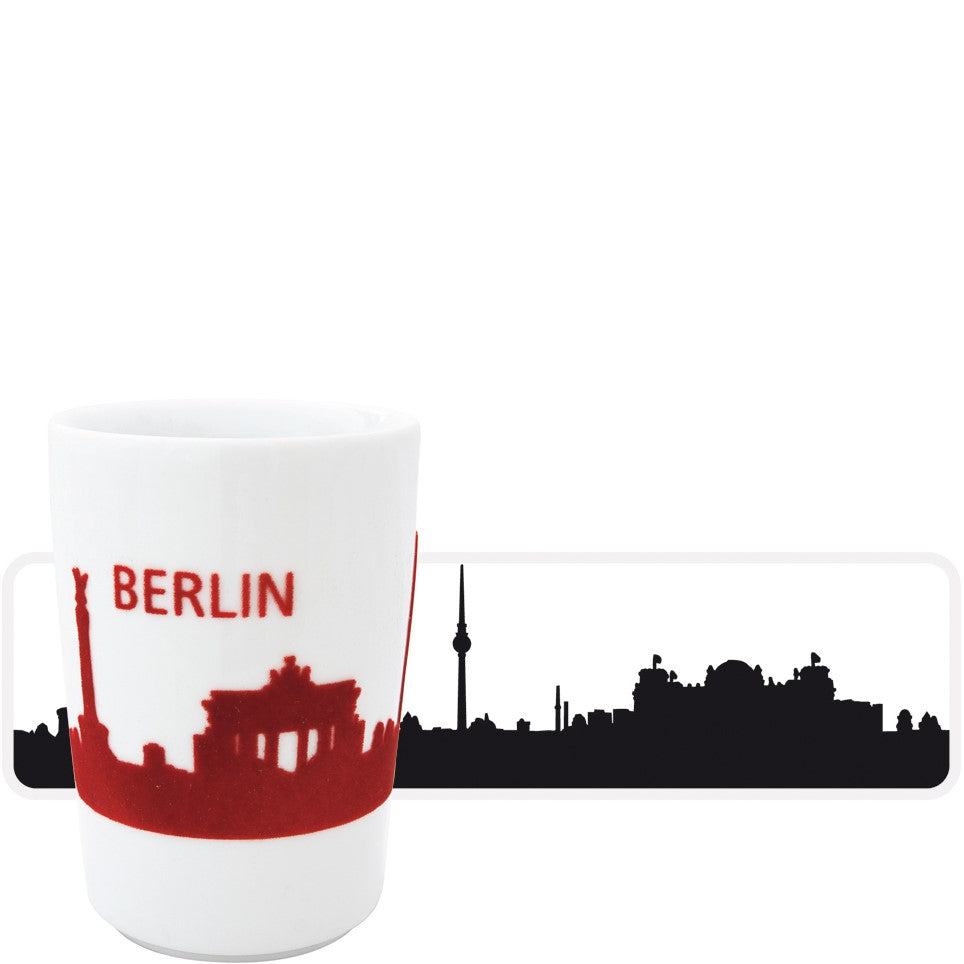 KAHLA touch! Maxi-Becher 0,35 l Skyline rot Berlin