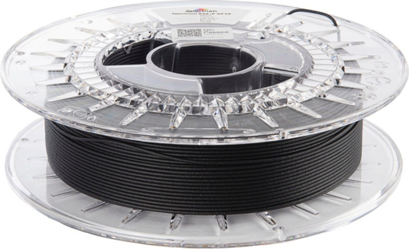 Spectrum  ASA-X GF10 Traffic Black, 1,75 mm / 500 g    Robustes, UV-beständiges & für den Außenbereich geeignetes ASA Filament in Traffic Black