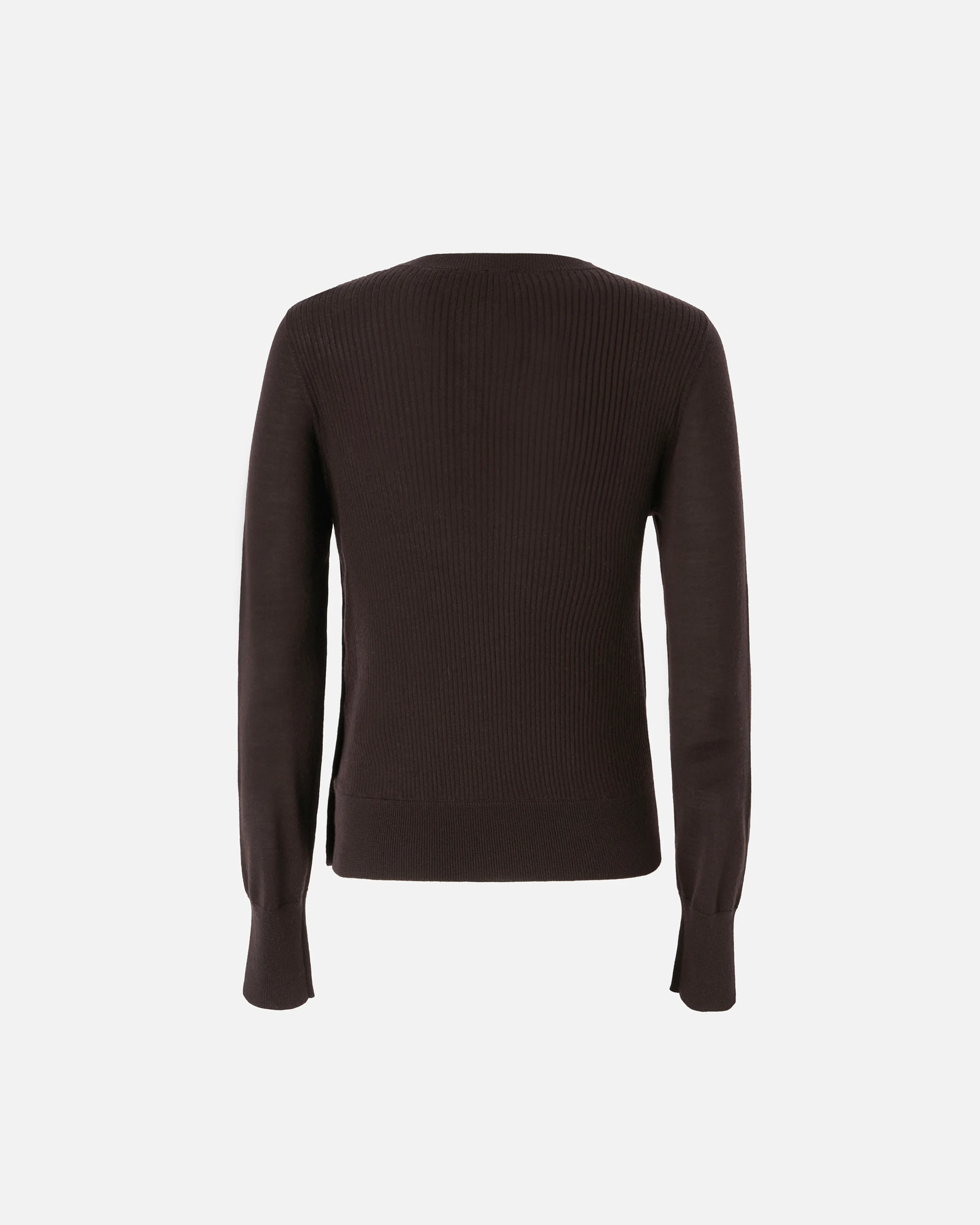 Pull avec boutons latéraux | Marron