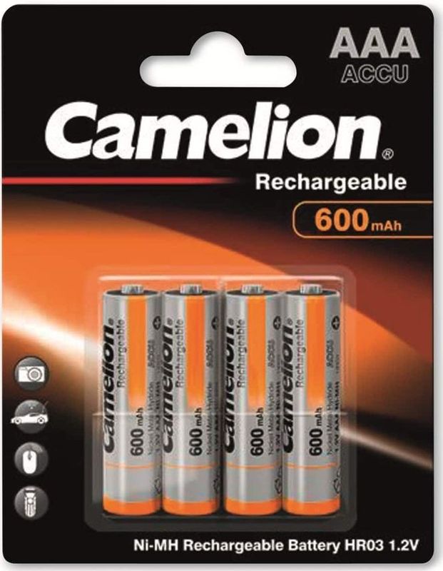 Camelion NH-AAA600-BP4 Rechargeable battery Nikkel-Metaalhydride (NiMH)