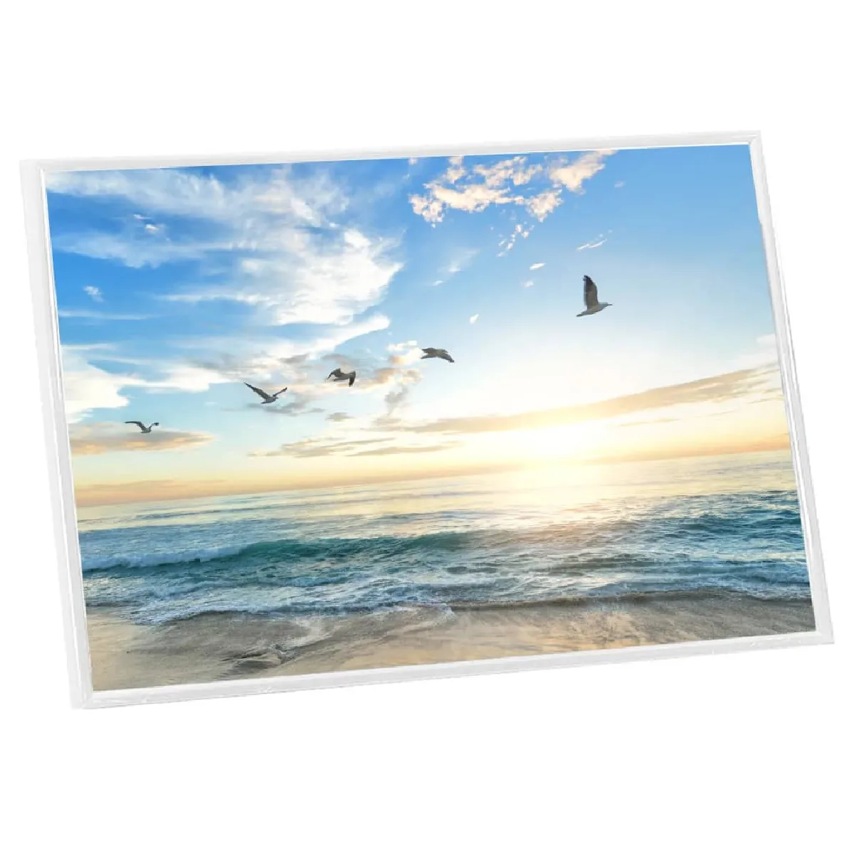 vidaXL Cadre photo Collage Blanc