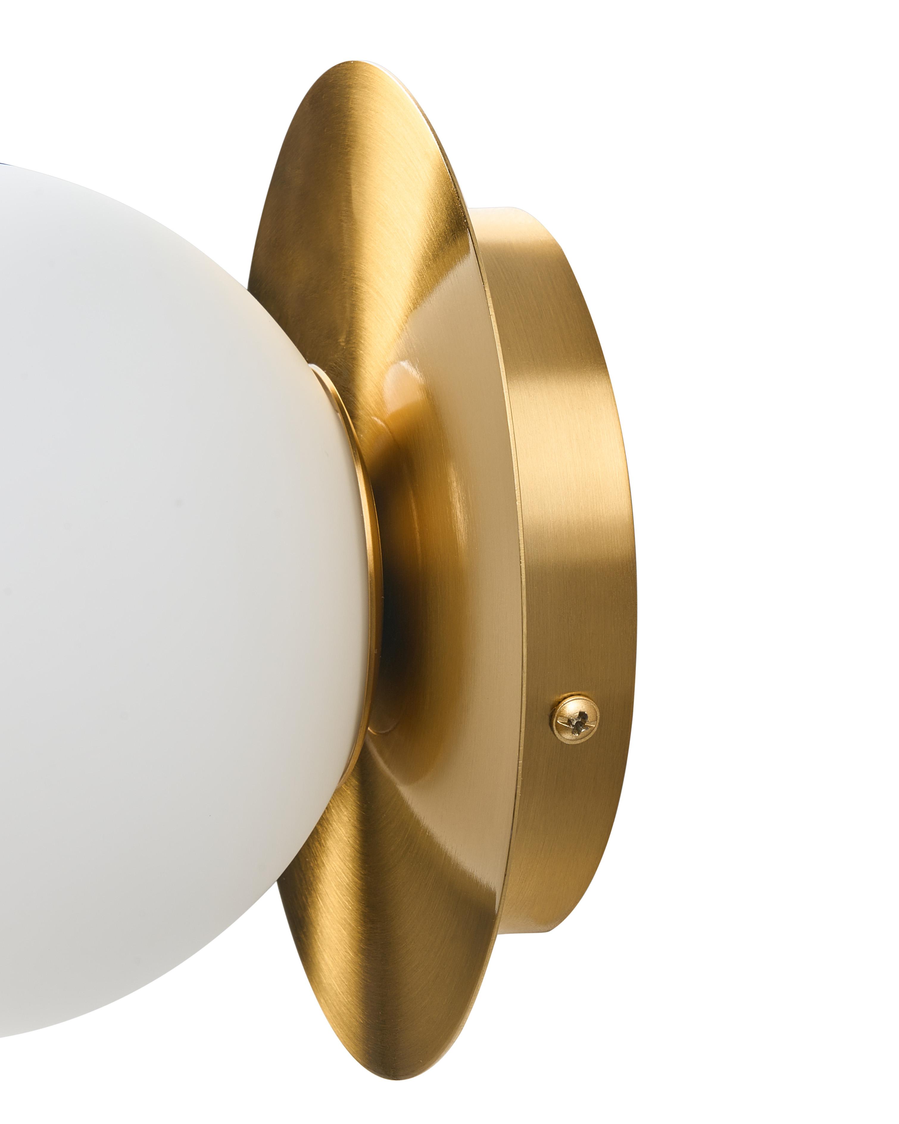 Set van 2 wandlampen BOUBLE Metaal Goud