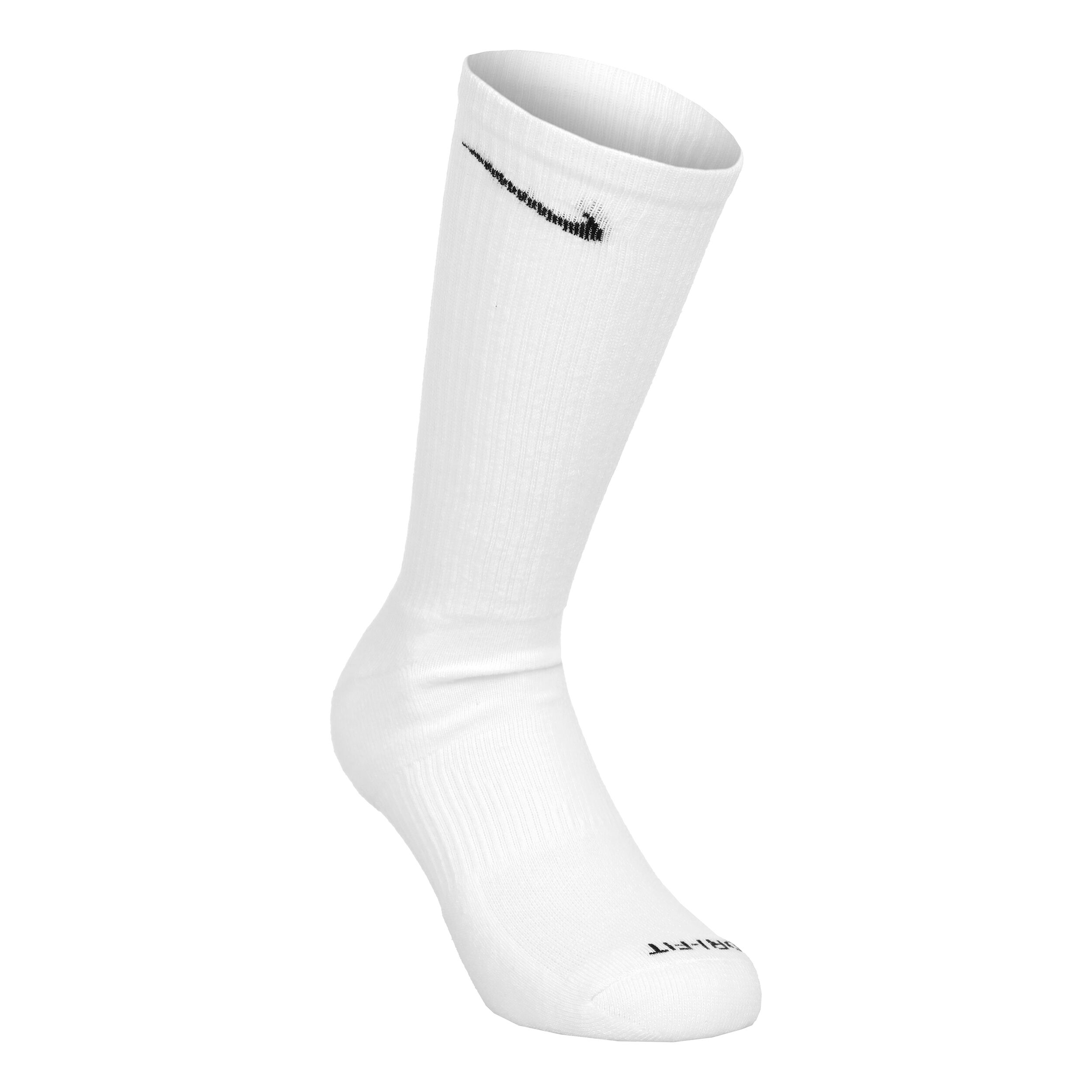 Nike Everyday Plus Cushioned Chaussettes De Sport Pack De 6 Hommes - Blanc
