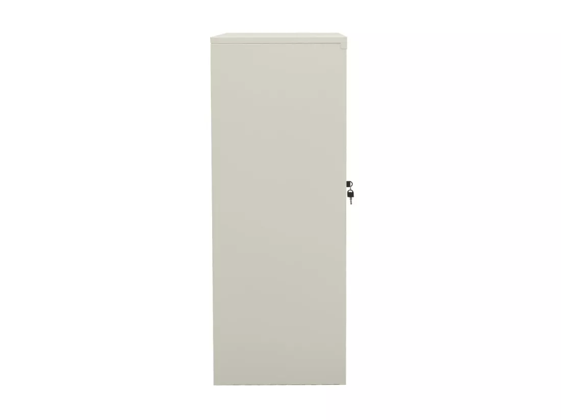 Armoire de bureau Gris clair 90x40x105 Acier