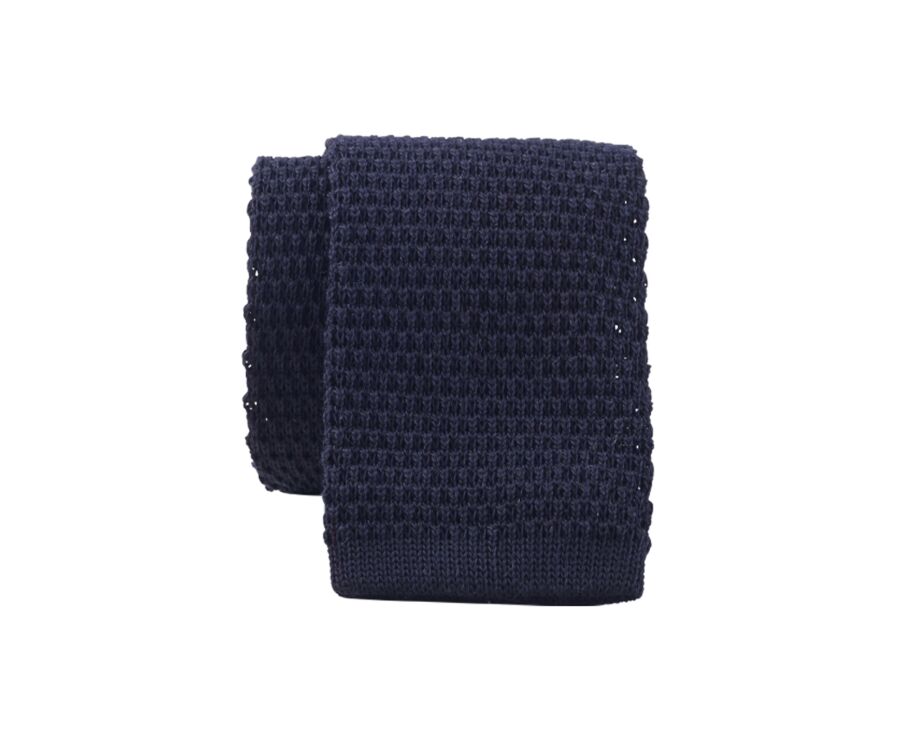 Cravate tricot homme Noir