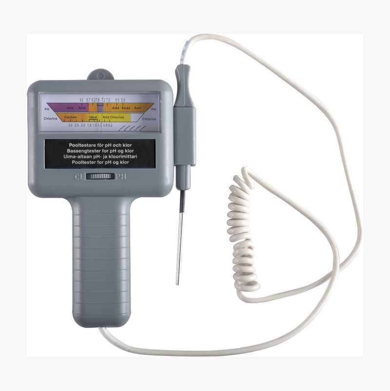 BASSENGTESTER FOR PH OG KLOR