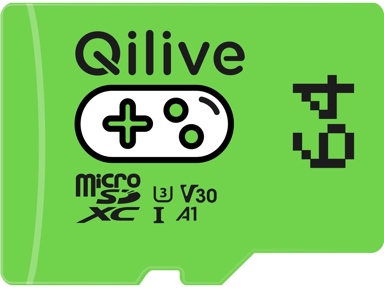 CARTÃO MEMÓRIA MSD QILIVE CL.10 UHS-I U3 GAMING 64GB