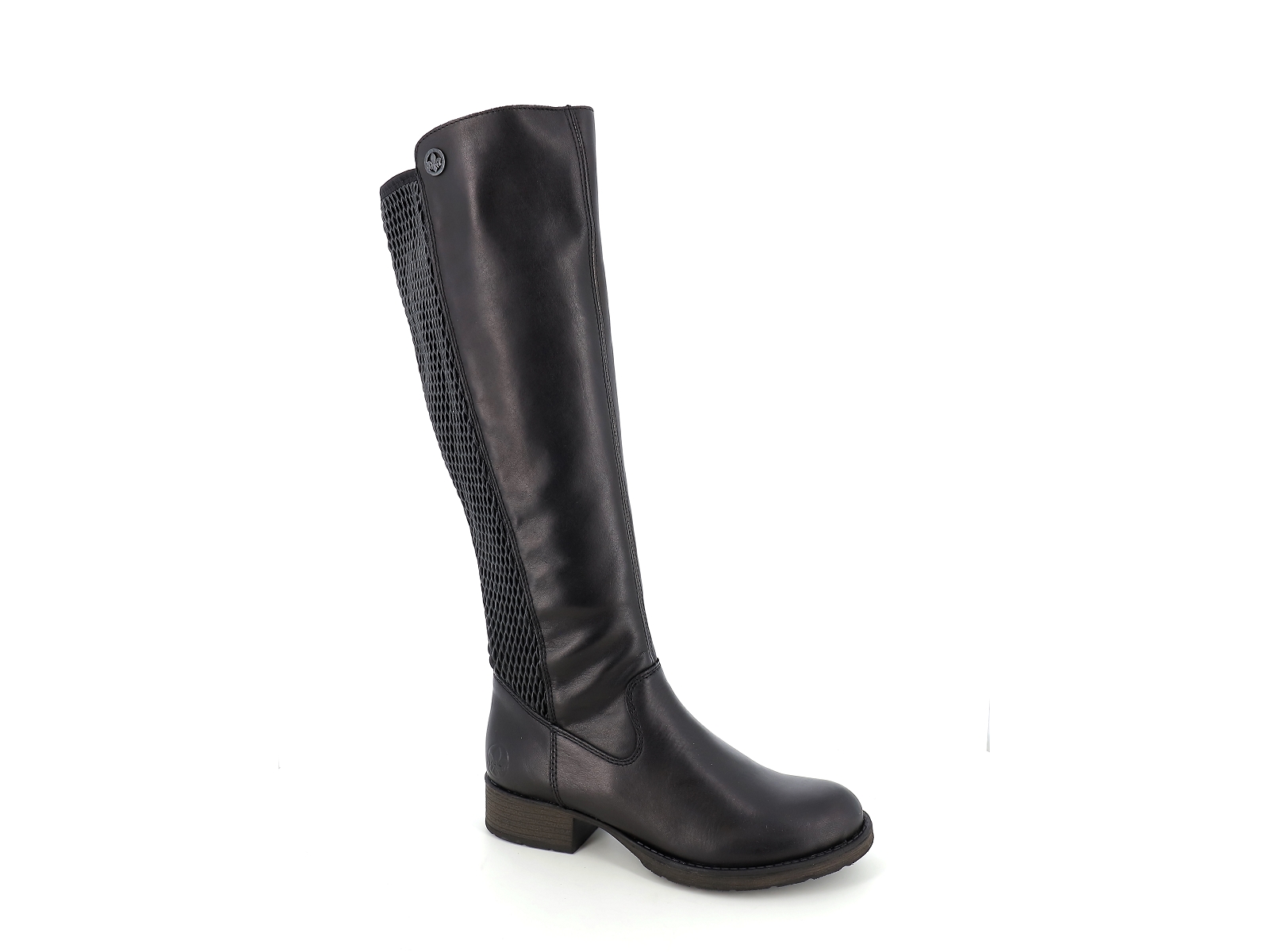 Rieker-Z9591 Cuir Noir
