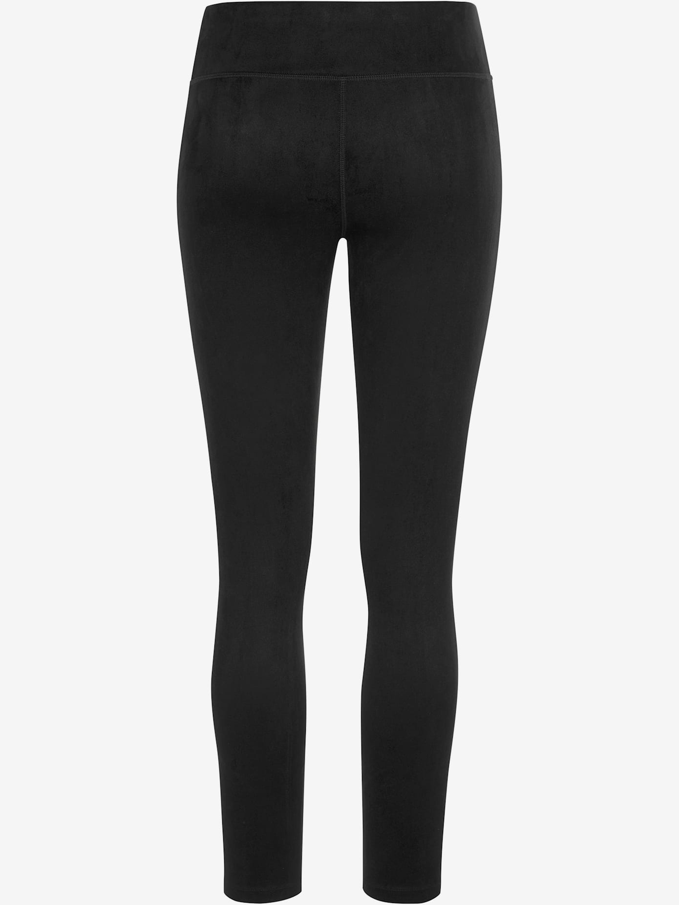 Legging imitation cuir velours