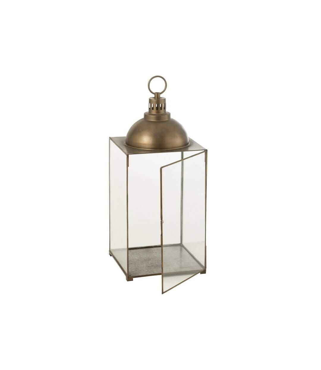 Paris Prix - Lanterne Design En Verre hagrid 85cm Bronze