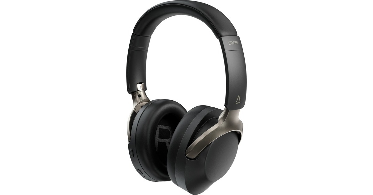 CreativeZen Hybrid SXFI over-ear hoofdtelefoon  (Zwart/grijs, Bluetooth, USB-C, ANC)