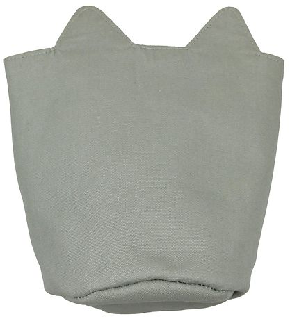 Fabelab Aufbewahrungsbeutel - 16x10 - Cuddly Cat - Dunkelgrau