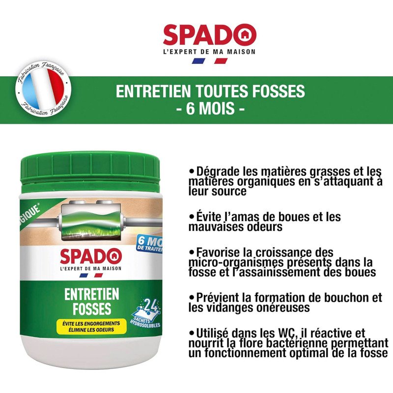 Traitement biologique canalisations 500 g
