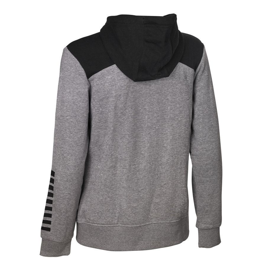 Select Sweat à Capuche Oxford - Gris/Noir Femme