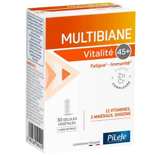 Multibiane Vitalité 45+ - 30 Gélules