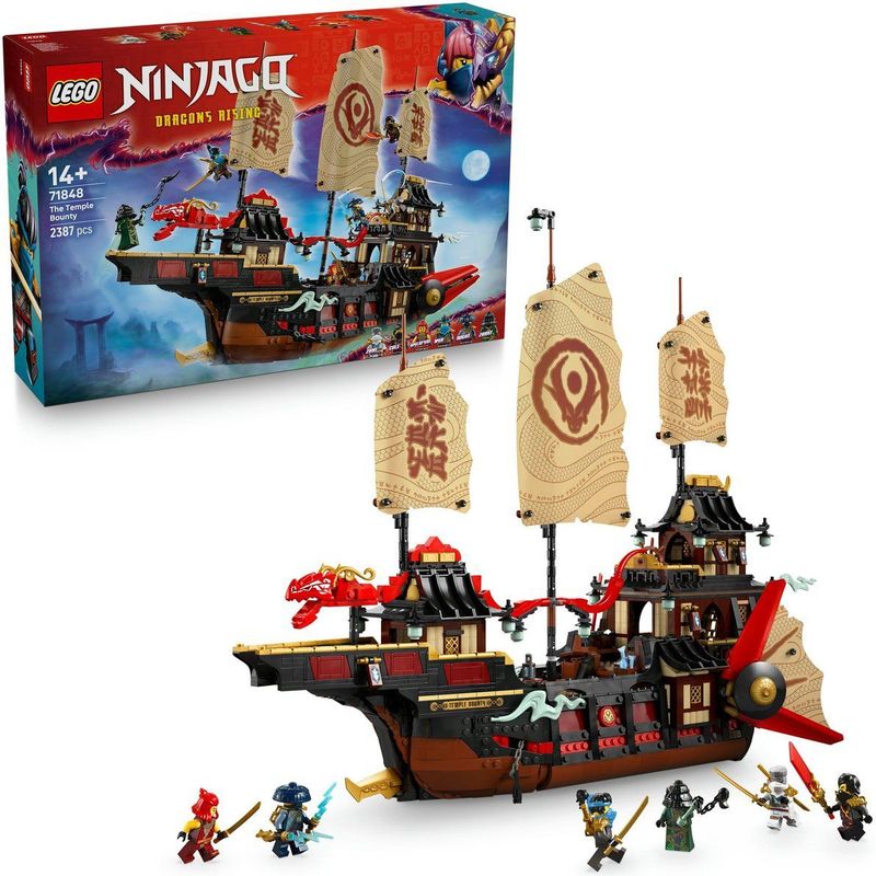 LEGO NINJAGO - Tempel Bounty Schip - Interactief Boot - Inclusief 6 Minifiguren