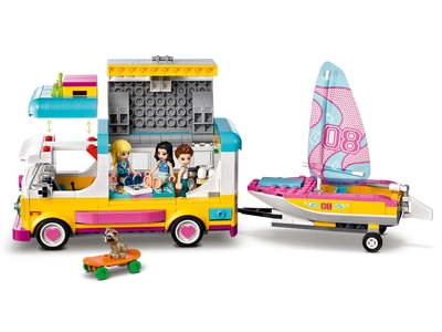 LEGO Boscamper en zeilboot (41681)