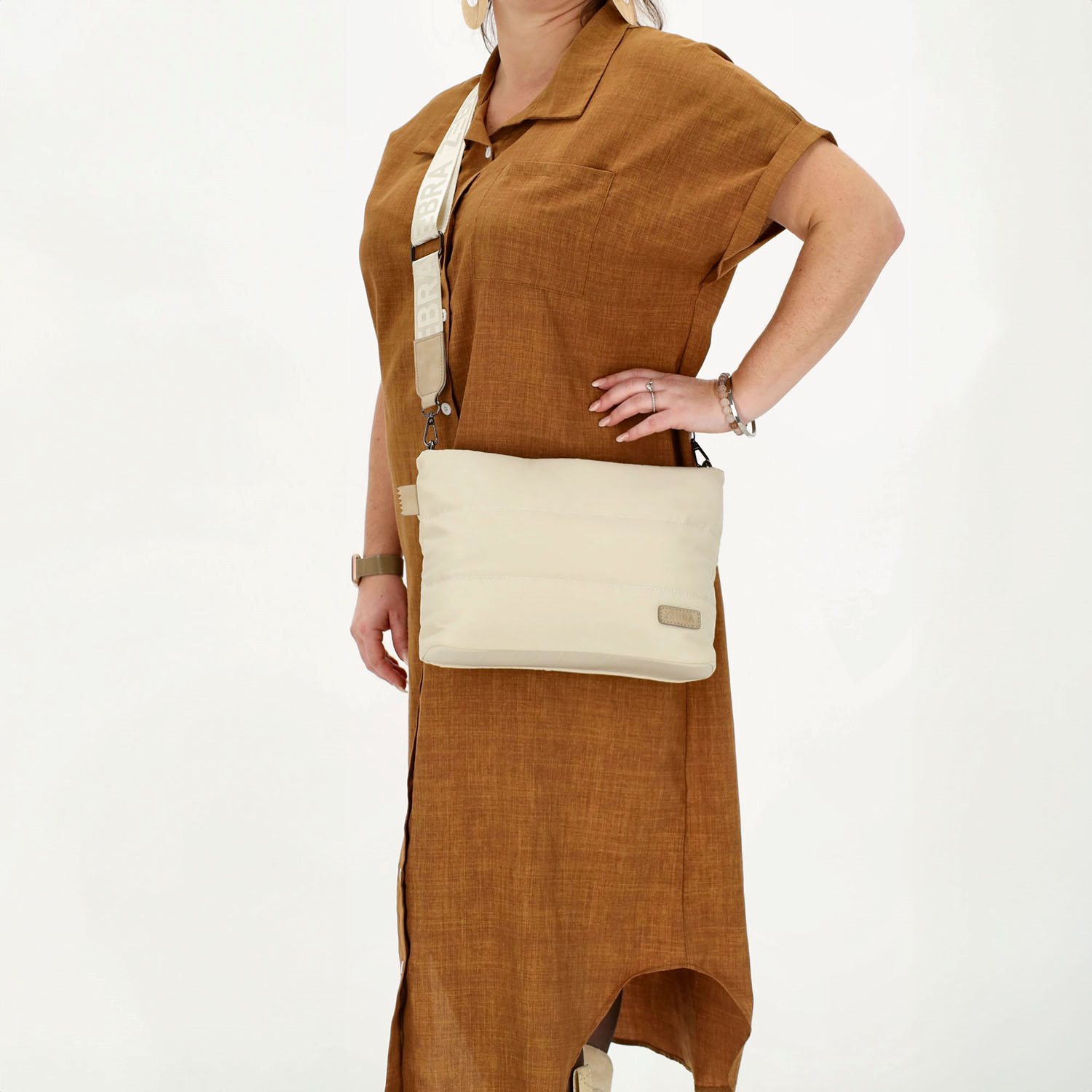 Zebra Trends Elske Shoulderbag creme