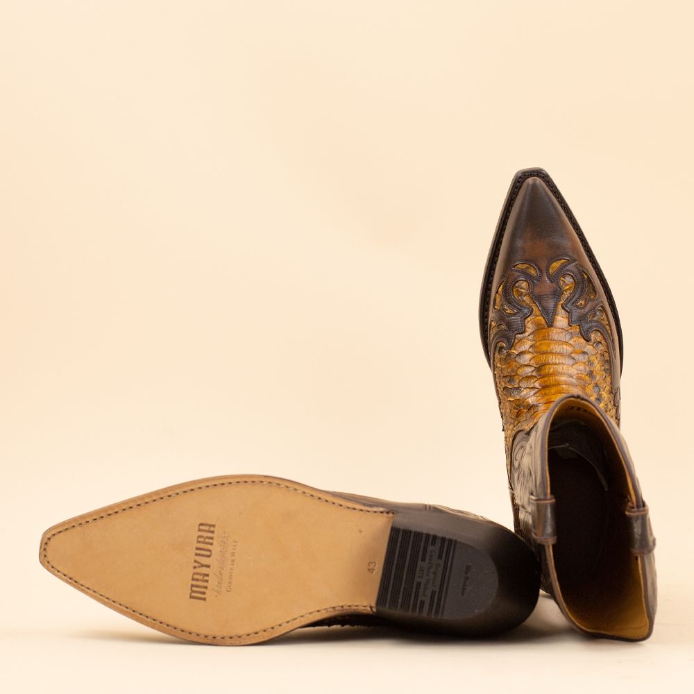 Mayura Boots cowboylaarzen 1935-C Camel Python