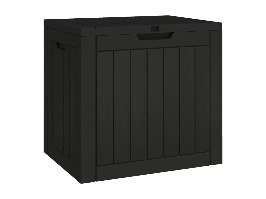 Boîte de stockage de noire 55.5 x 43 x 53 cm 02_0013140