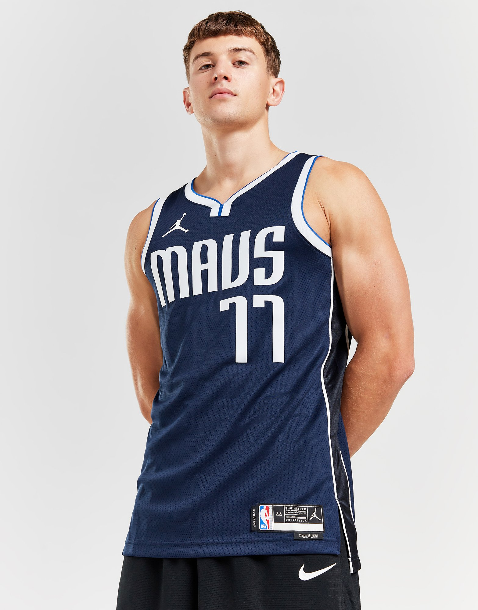 Jordan Maillot NBA Dallas Mavericks Doncic #77 Swingman Homme