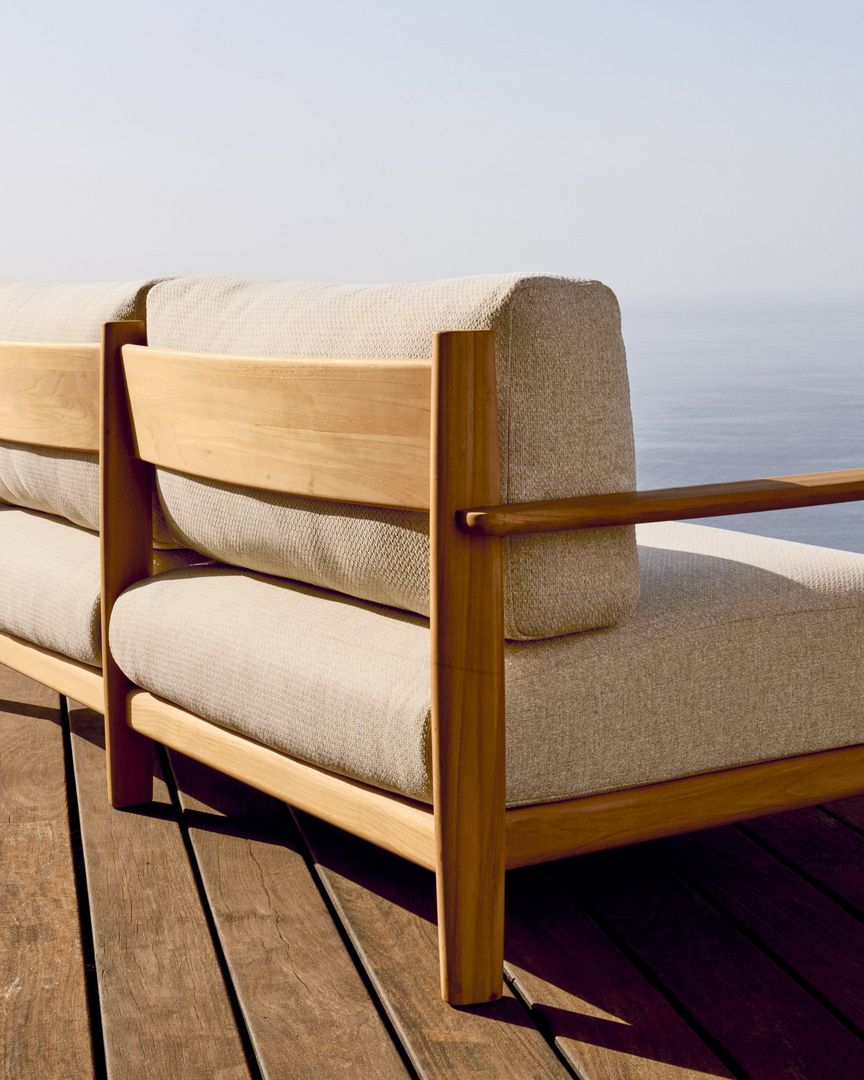 Kave Home   Tirant Outdoor 3-Zitsbank
