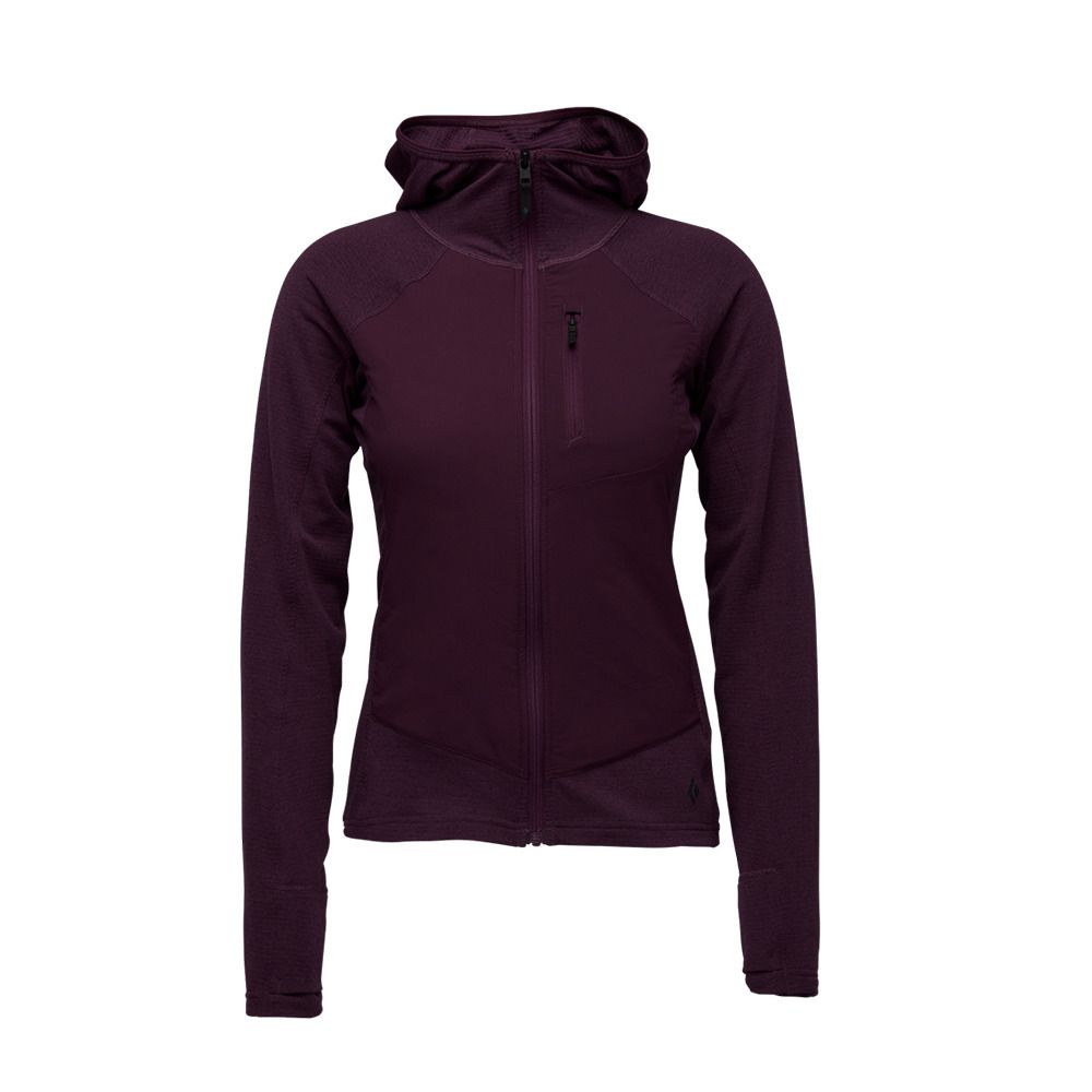 Black Diamond COEFFICIENT LT HYBRID - Sweat Femme blackberry