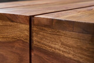 Couchtisch Marcalli 120x45 Massivholz Sheesham