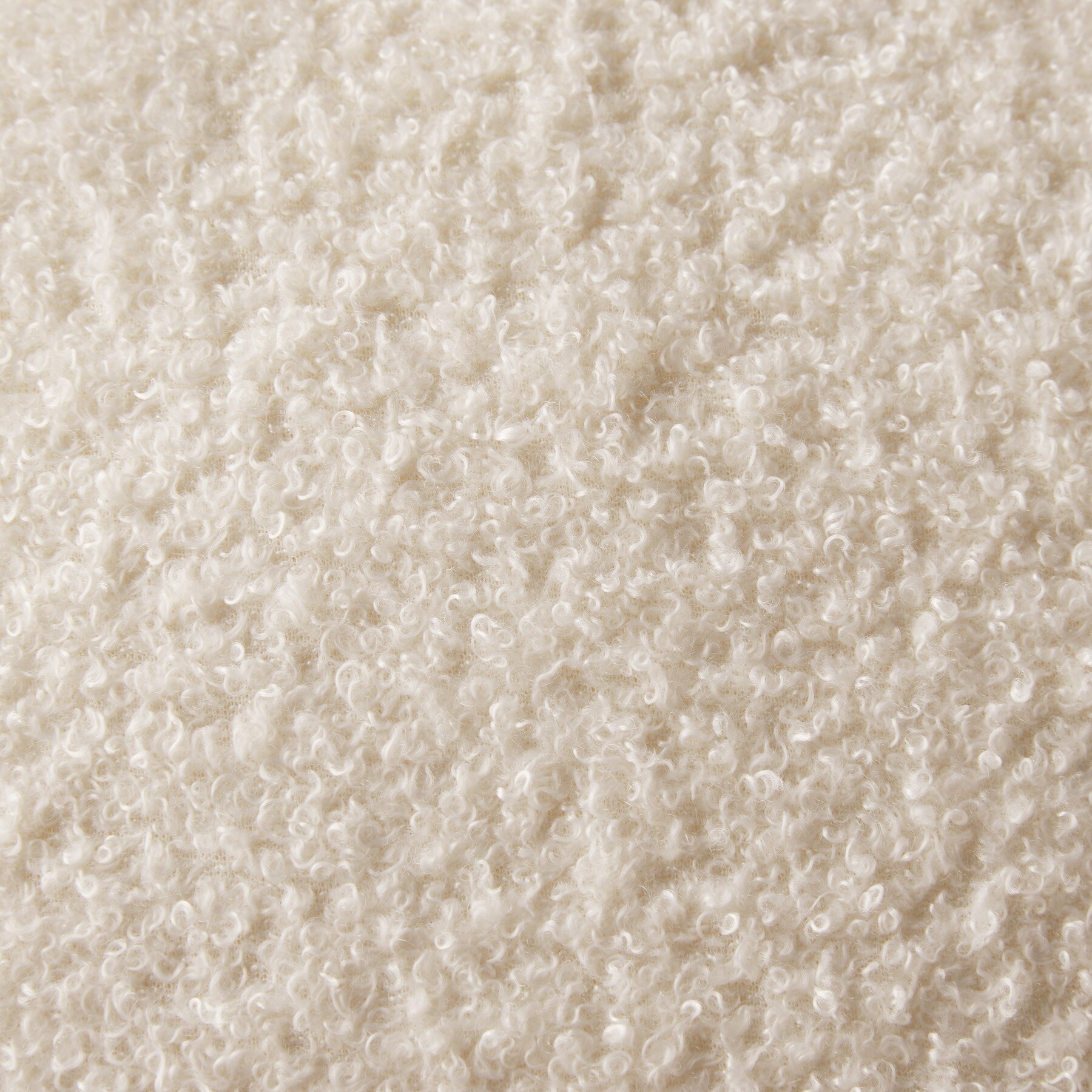 tectake® Stuhl, gepolstert mit Bouclé-Bezug, runde Stahlbeine, Belastbarkeit 120 kg, 61,5 x 62 x 90 cm