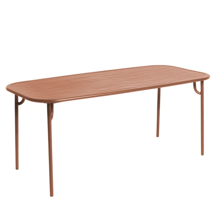 Petite Friture - Week-End Tisch, 180 x 85 cm / terracotta