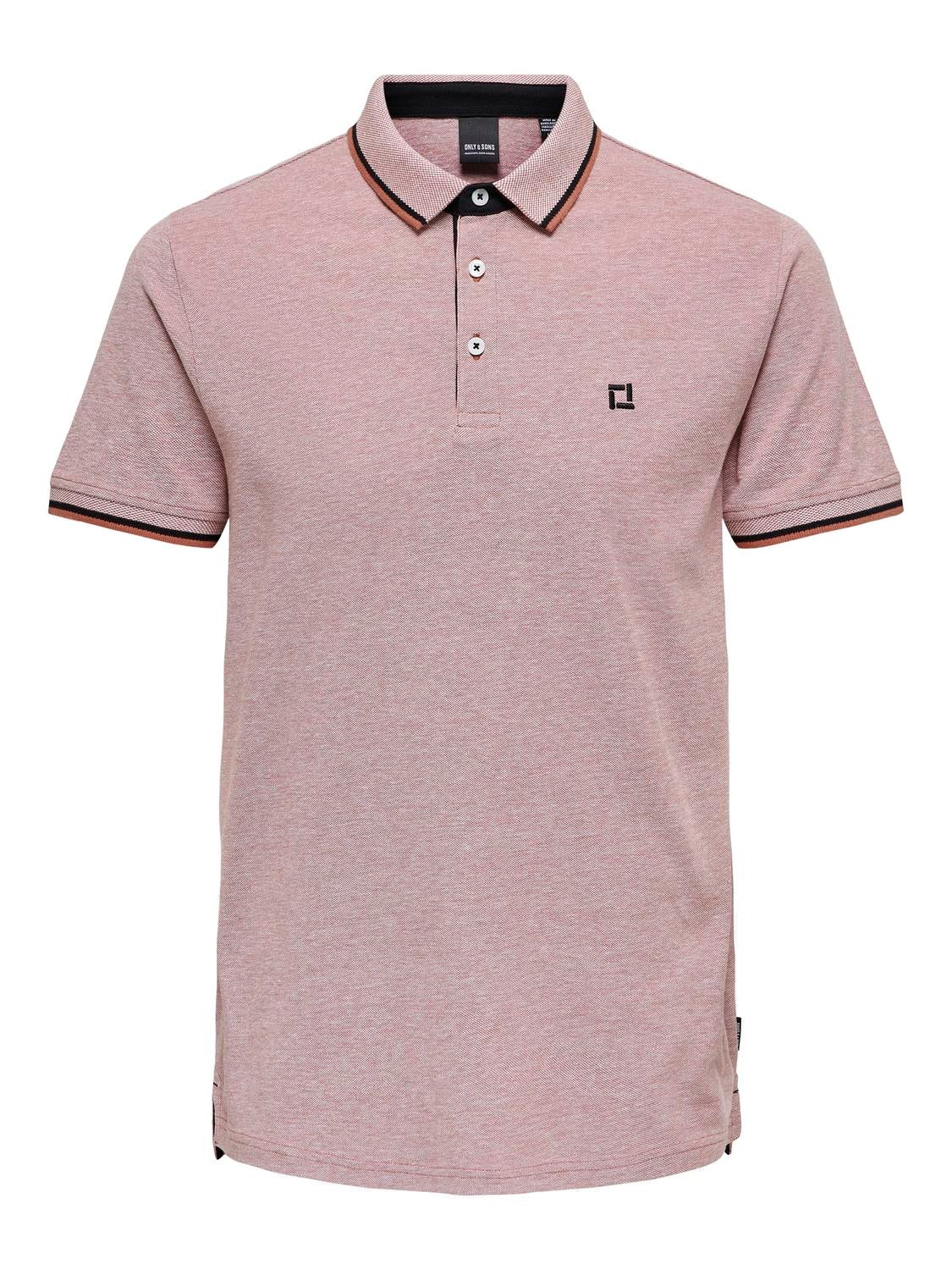 ONSFLETCHER Polo Copper Brown