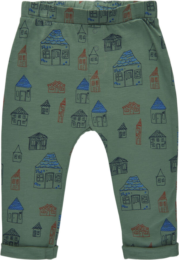 Soft Gallery SGBMAX HOUSES PANTS Dark forest