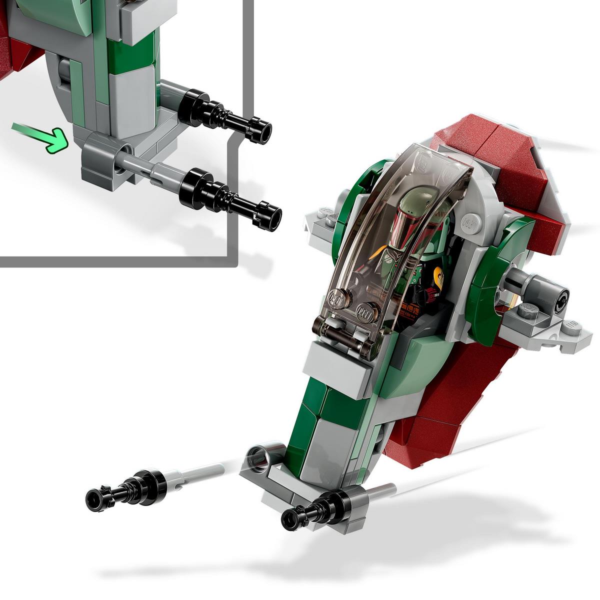 Microfighter Le vaisseau de Boba Fett LEGO Star Wars 75344