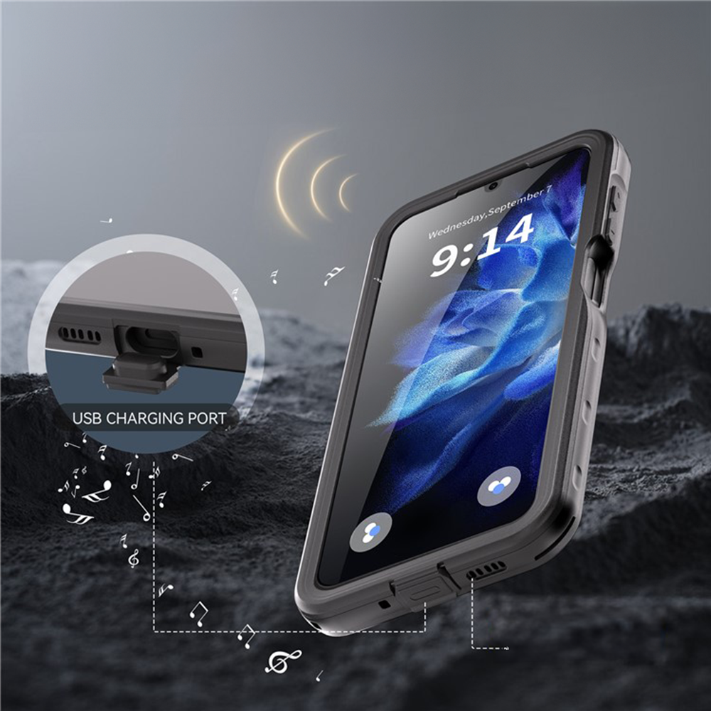 Samsung Galaxy A16 Wasserfeste Outdoor Schutz Hülle (IP68) - Schwarz