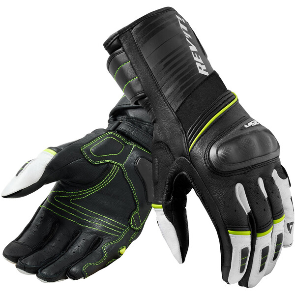 Rev'it - Gants RSR 4 Noir / Blanc / Jaune fluo
