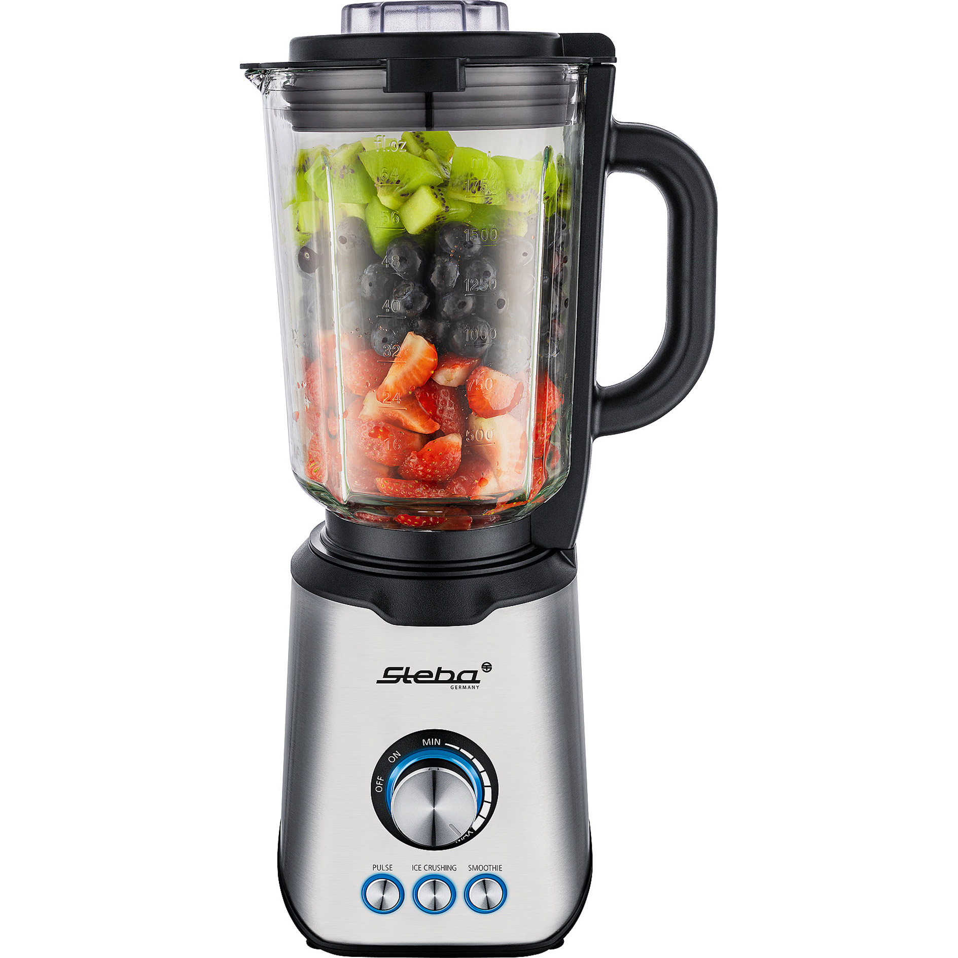 STEBA Standmixer MX 4 PLUS - schwarz - Edelstahl