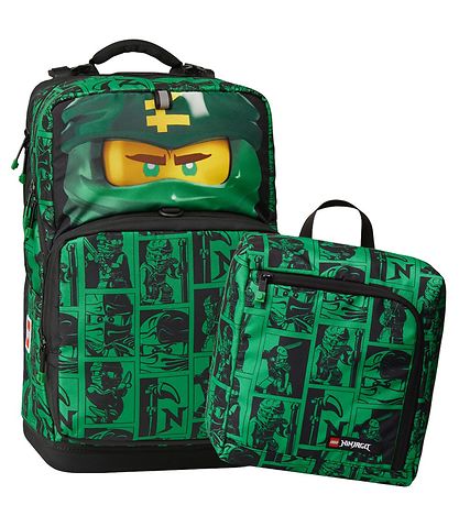 LEGO® Ninjago Schulrucksack m. Turnbeutel - Grün/Schwarz