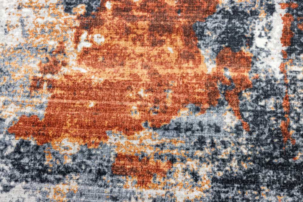 Design Teppich MODERN ART XXL 350x240cm grau kupfer Kurzflor Indoor-Teppich