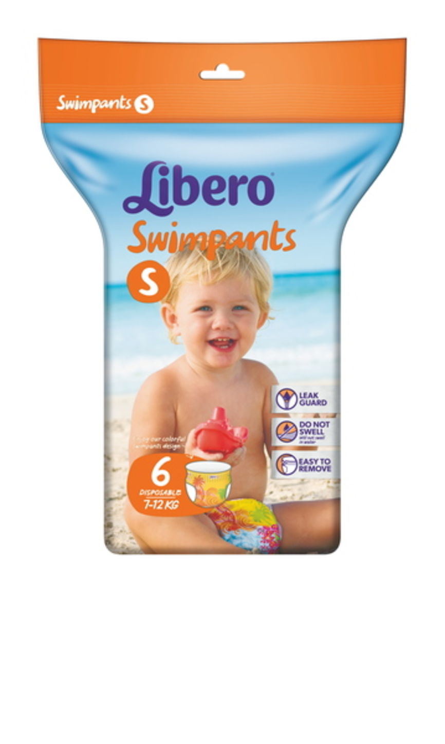 Libero Swimpants S svømmebleier / 7-12kg 6 stk