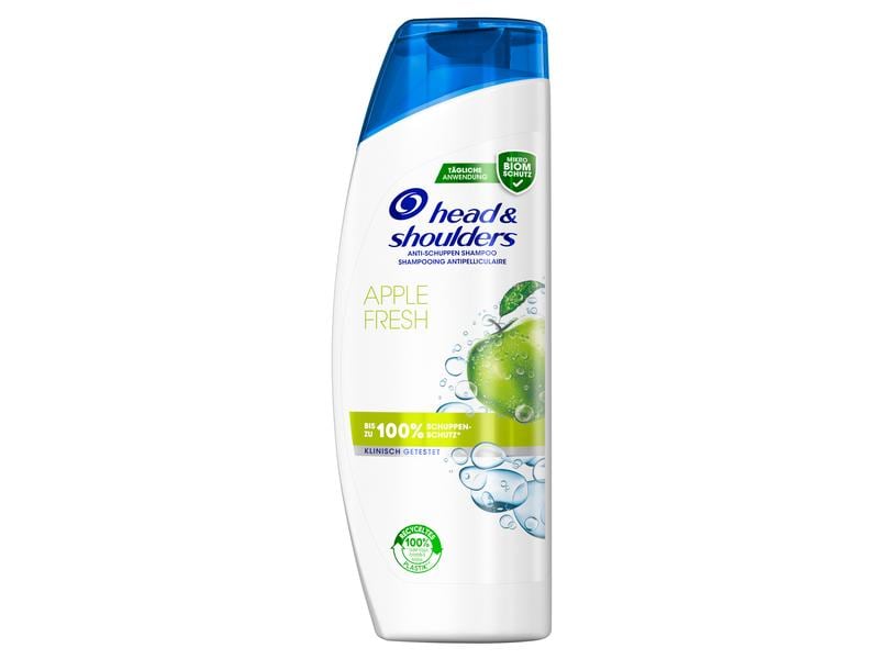head and shoulders Shampoo Anti-Schuppen apple fresh 500 ml Hochwertiges Haarshampoo für gesunde Haare