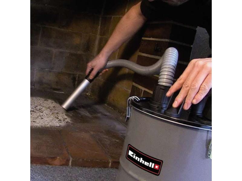 Einhell Aschefeinfilter 18 l Zum Saugen von kalter Ascher über einen Staubsauger