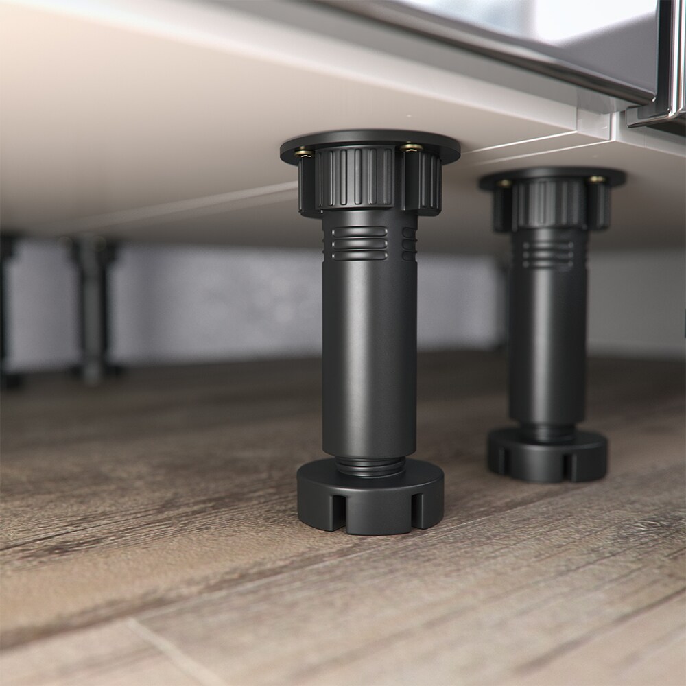 VICCO KÜCHE 270 CM KÜCHENZEILE KÜCHENBLOCK EINBAUKÜCHE – ANTHRAZIT HOCHGLANZ