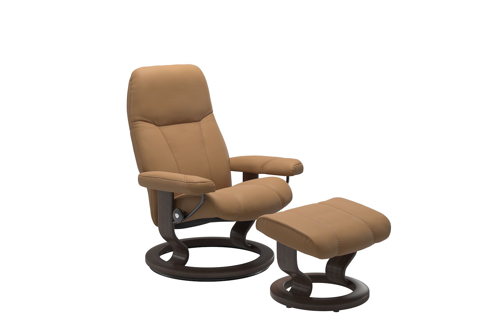 Consul lenestol m/krakk Hud Paloma Taupe - Classic - Wengebeiset