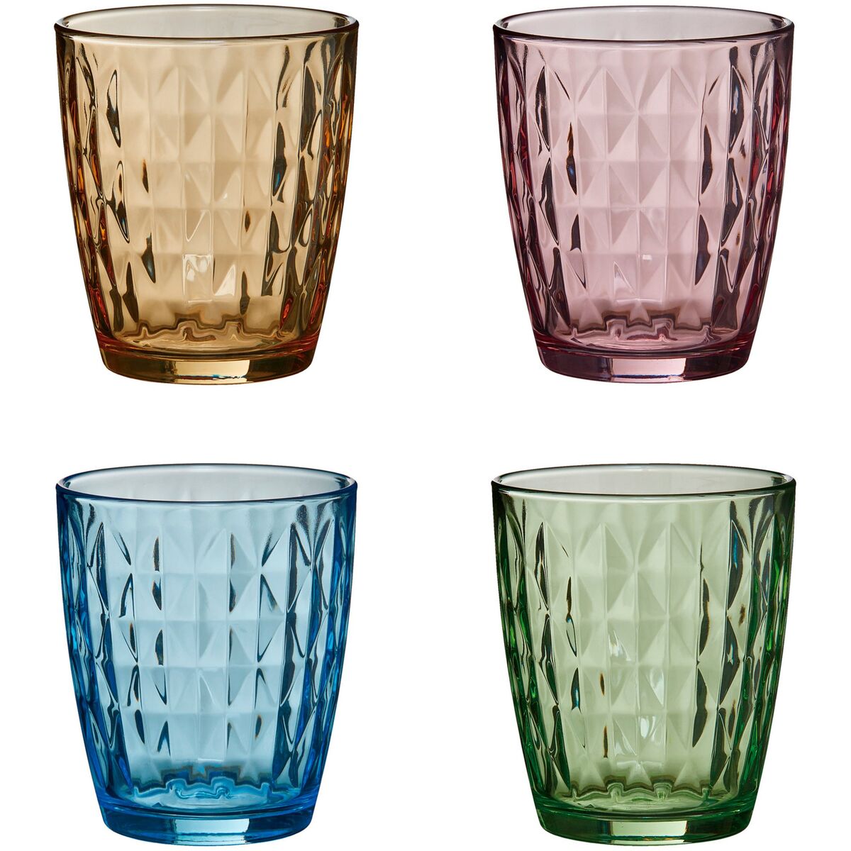 Mosaik drikkeglass 34 cl, 4-pack