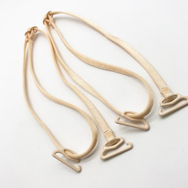Justerbar elastisk bh-rem Beige