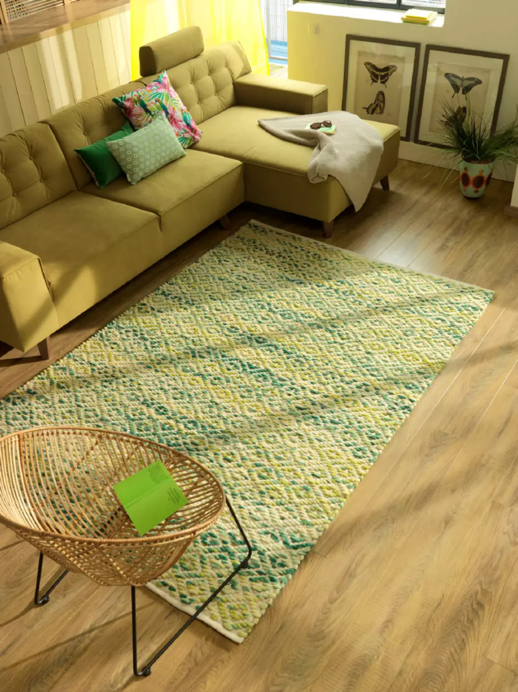 Webteppich Diamond 140 x 200 cm
