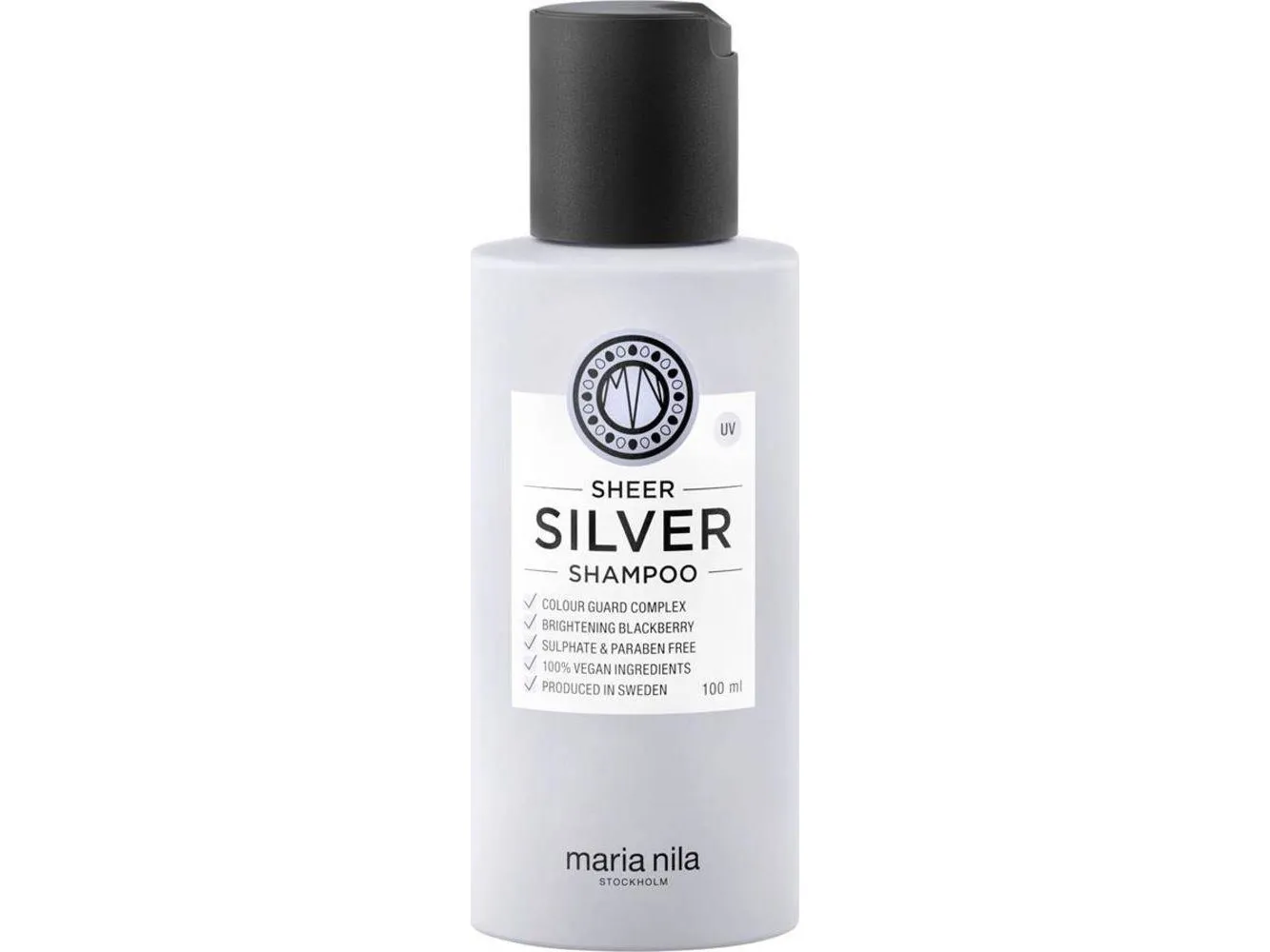 MARIA NILA_Sheer Silver Shampoo for hair neutralizing yellow tones 100ml